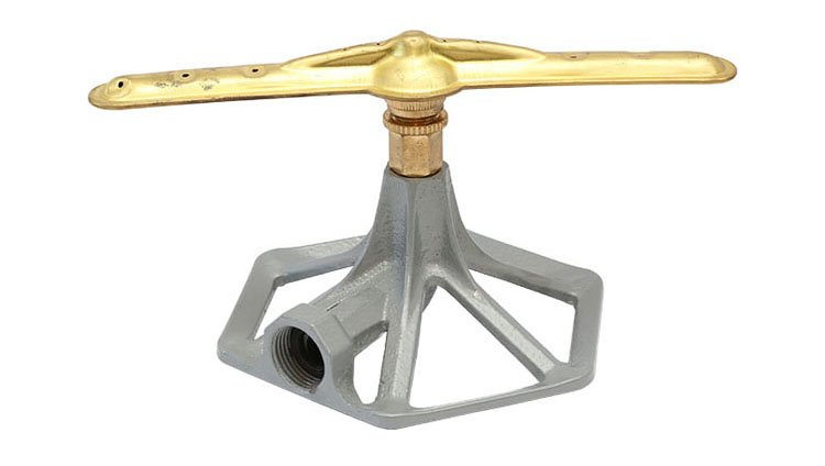 Metal Base With பித்தளை 2 Arm Rotatory Sprinkler